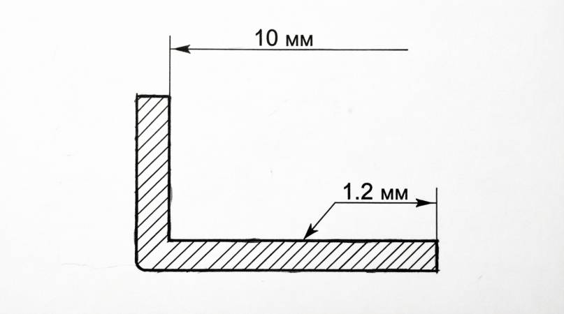 угол 10х10х1.2